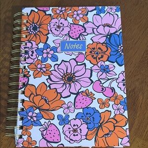 Floral Spiral Notebook - Multicolor